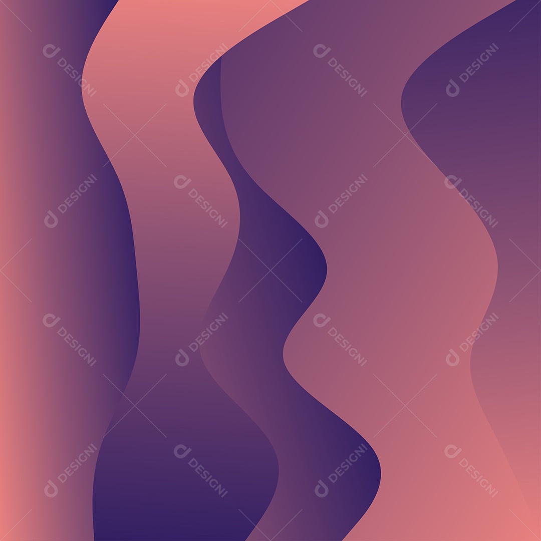 Fundo Abstrato de Ondas Vermelhas Ilustração Vetor EPS