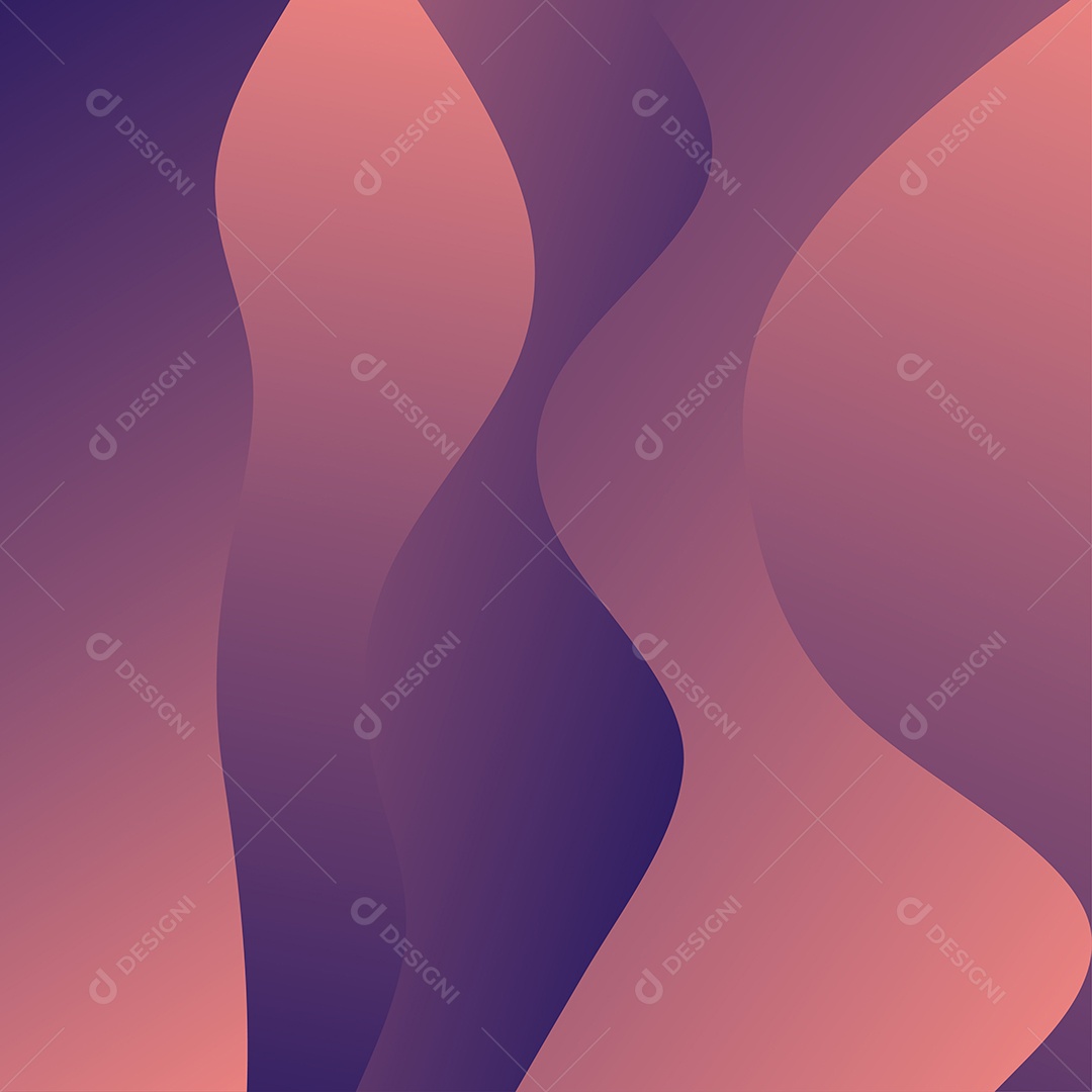 Fundo Abstrato de Ondas Vermelhas Ilustração Vetor EPS