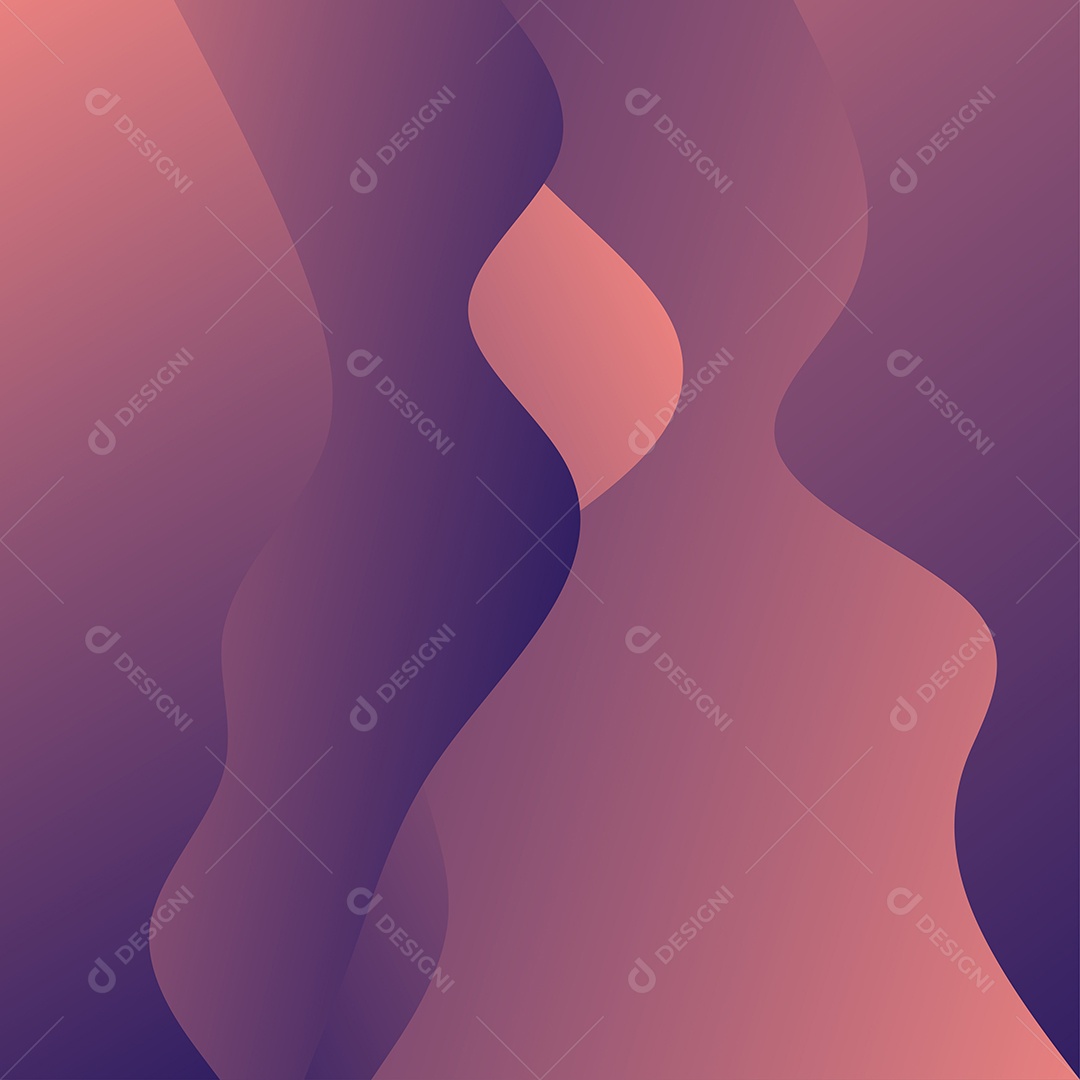 Fundo Abstrato de Ondas Vermelhas Ilustração Vetor EPS