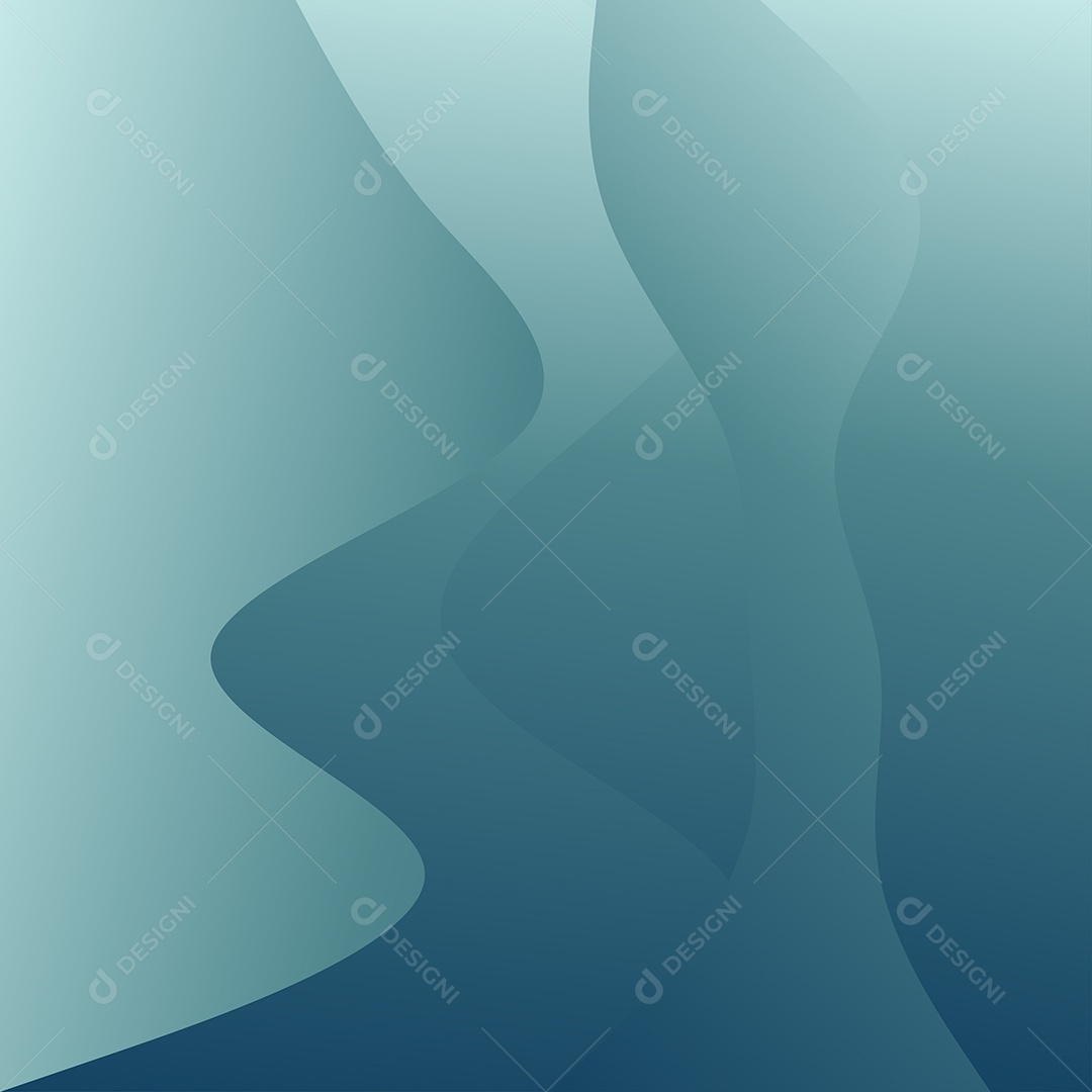 Fundo Abstrato de Ondas Verdes Ilustração Vetor EPS