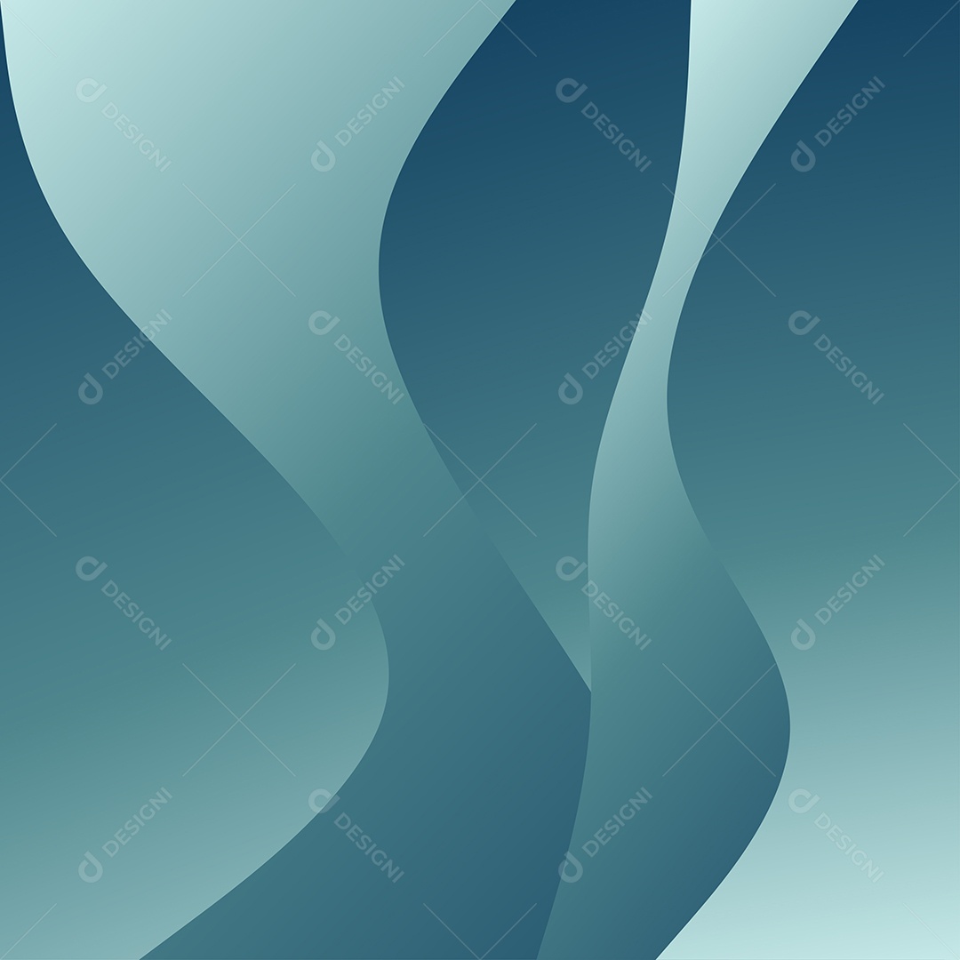 Fundo Abstrato de Ondas Verdes Ilustração Vetor EPS