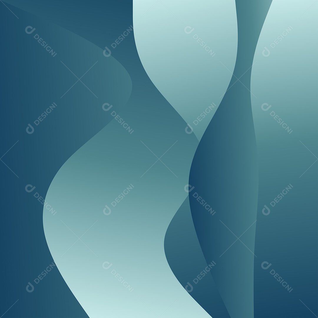 Fundo Abstrato de Ondas Verdes Ilustração Vetor EPS