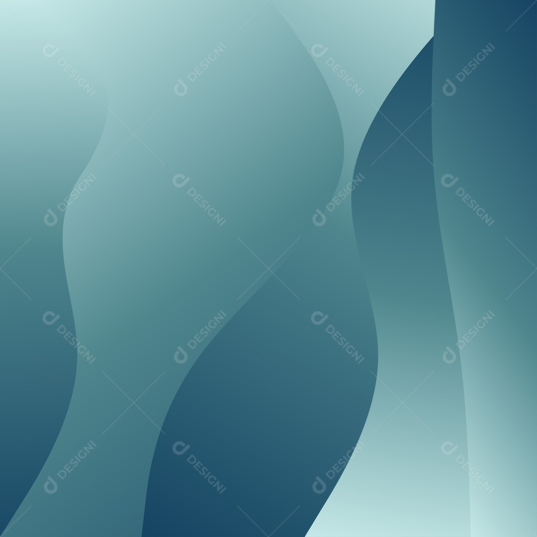 Fundo Abstrato de Ondas Verdes Ilustração Vetor EPS