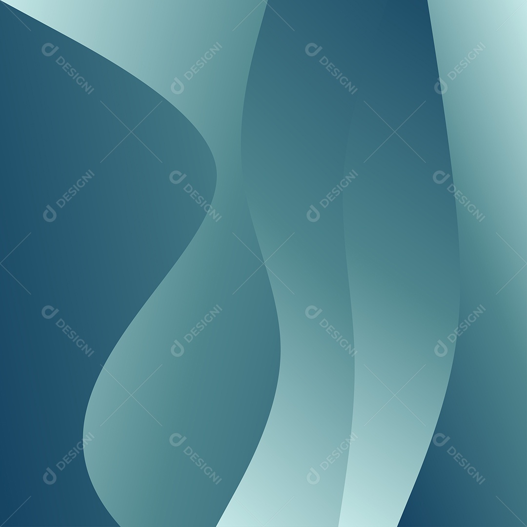 Fundo Abstrato de Ondas Verdes Ilustração Vetor EPS