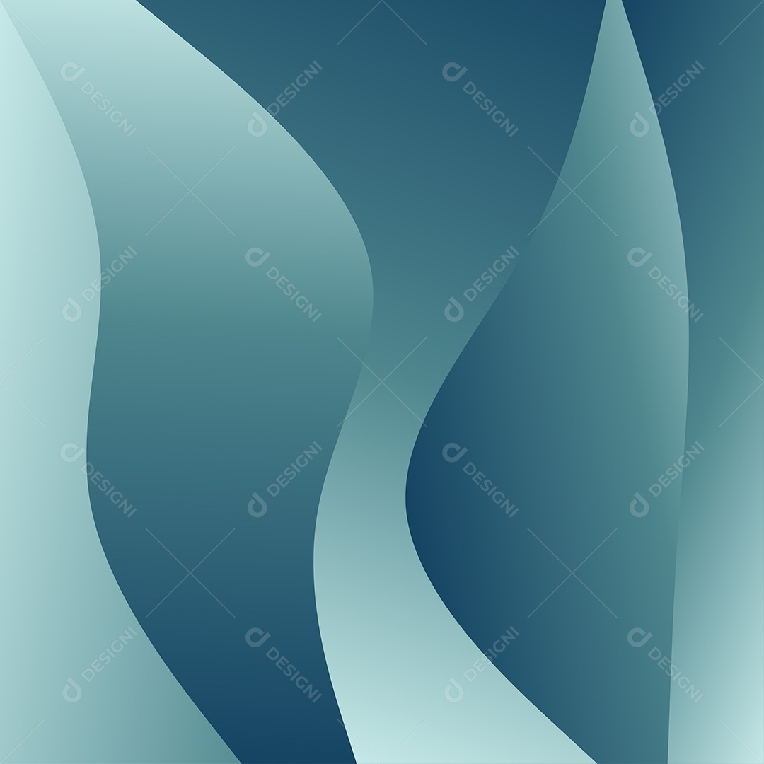 Fundo Abstrato de Ondas Verdes Ilustração Vetor EPS