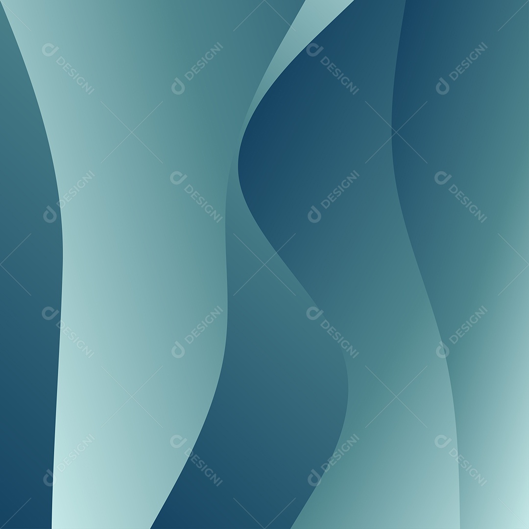 Fundo Abstrato de Ondas Verdes Ilustração Vetor EPS