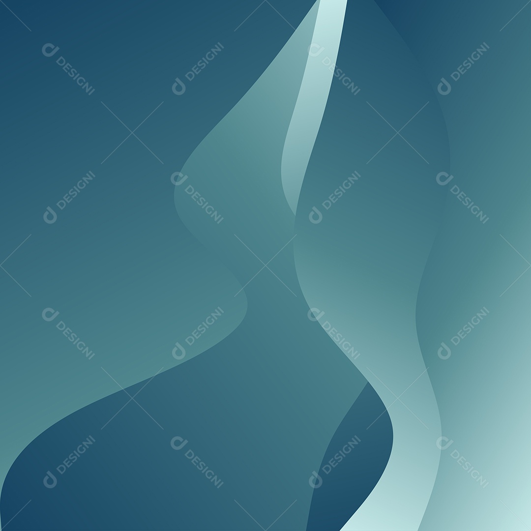 Fundo Abstrato de Ondas Verdes Ilustração Vetor EPS