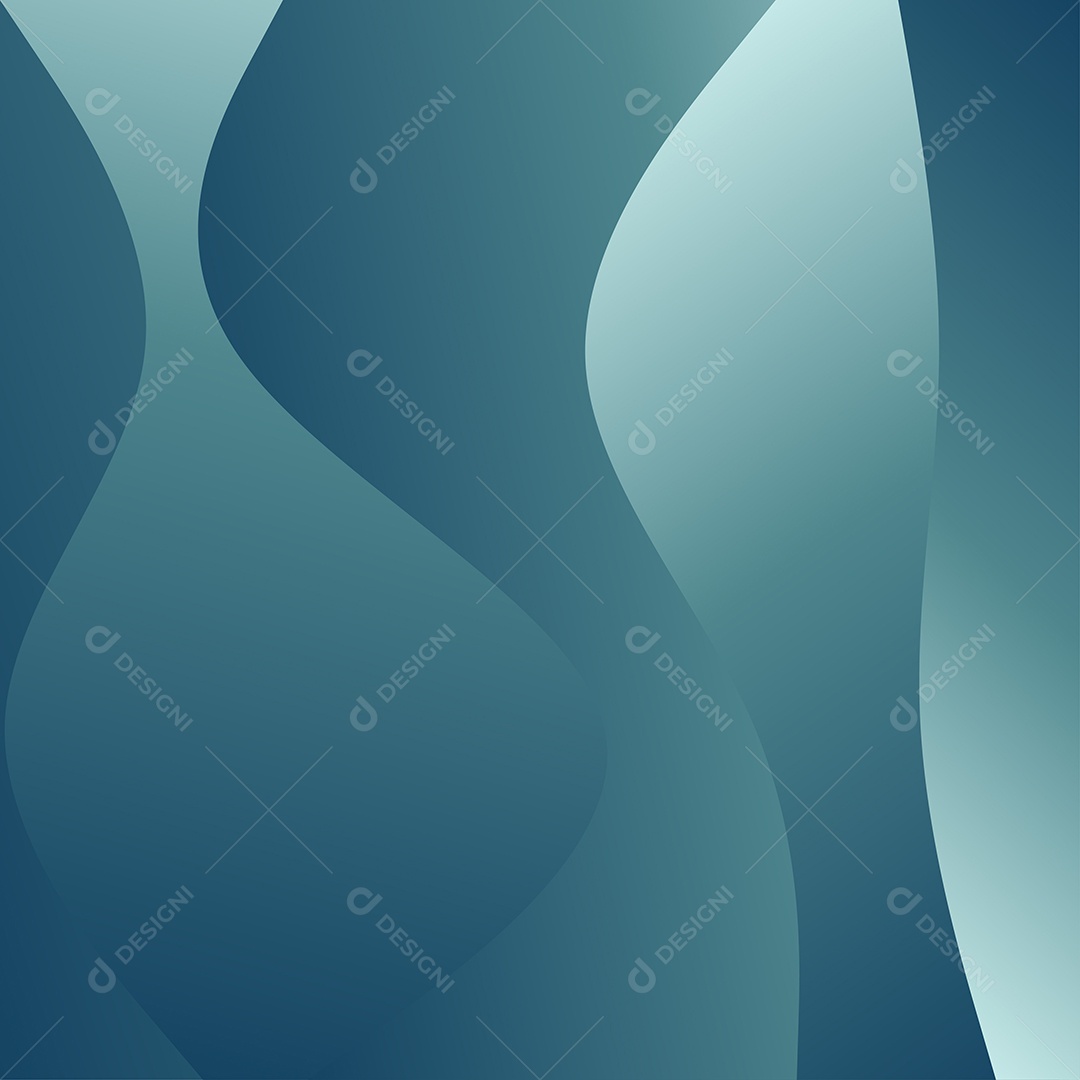 Fundo Abstrato de Ondas Verdes Ilustração Vetor EPS