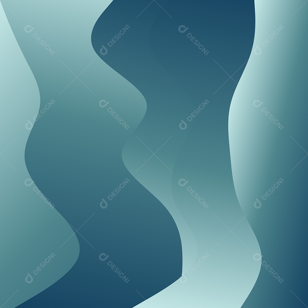 Fundo Abstrato de Ondas Verdes Ilustração Vetor EPS