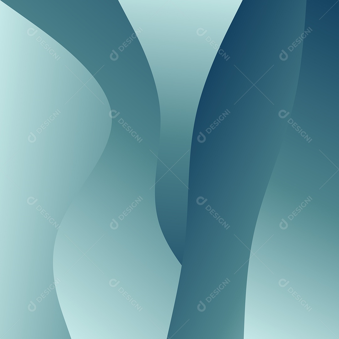 Fundo Abstrato de Ondas Verdes Ilustração Vetor EPS