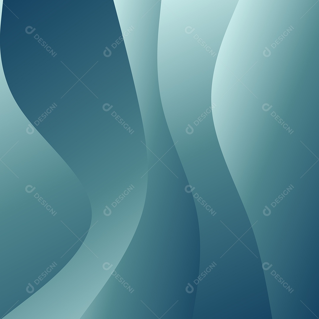 Fundo Abstrato de Ondas Verdes Ilustração Vetor EPS