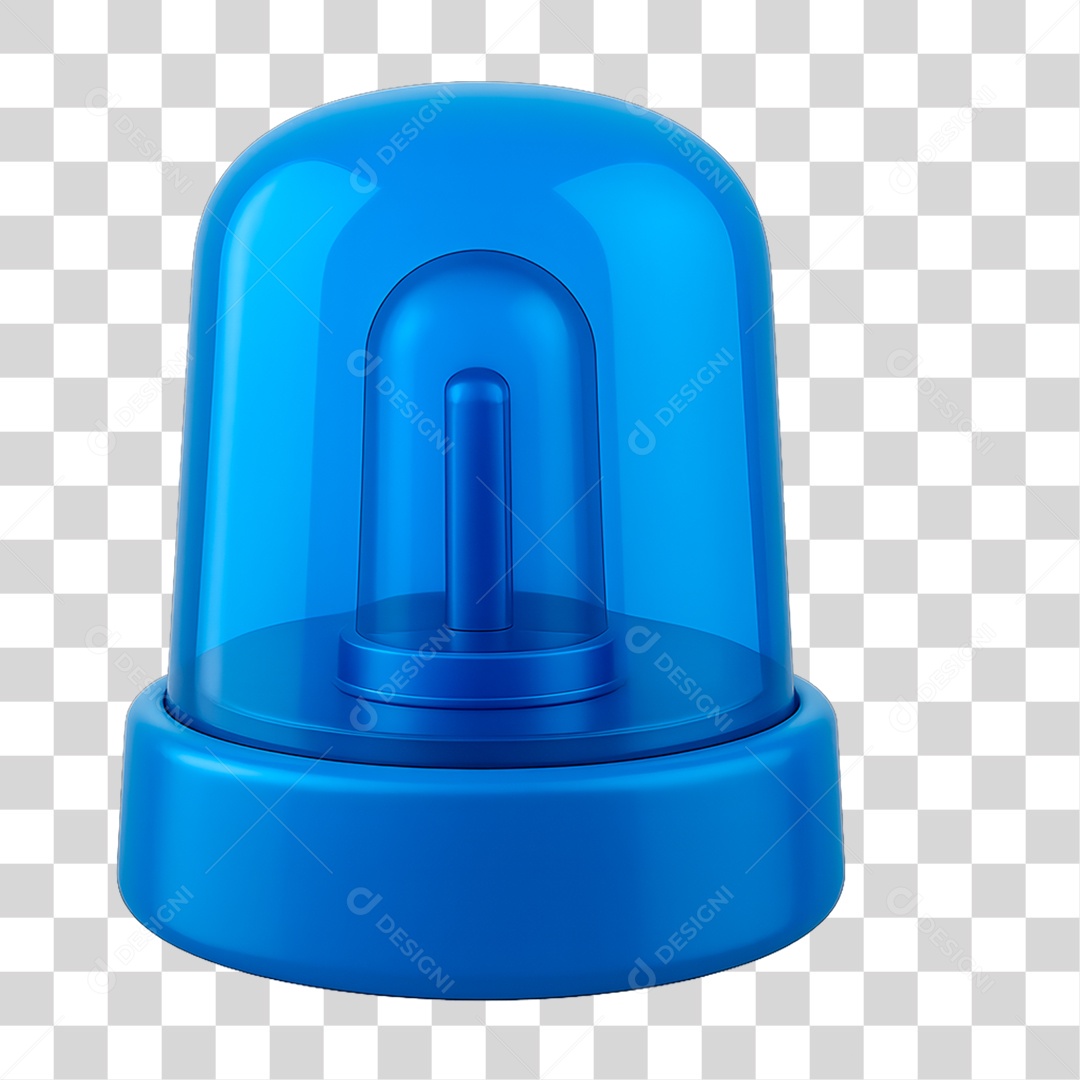 Sirene Azul PNG Transparente