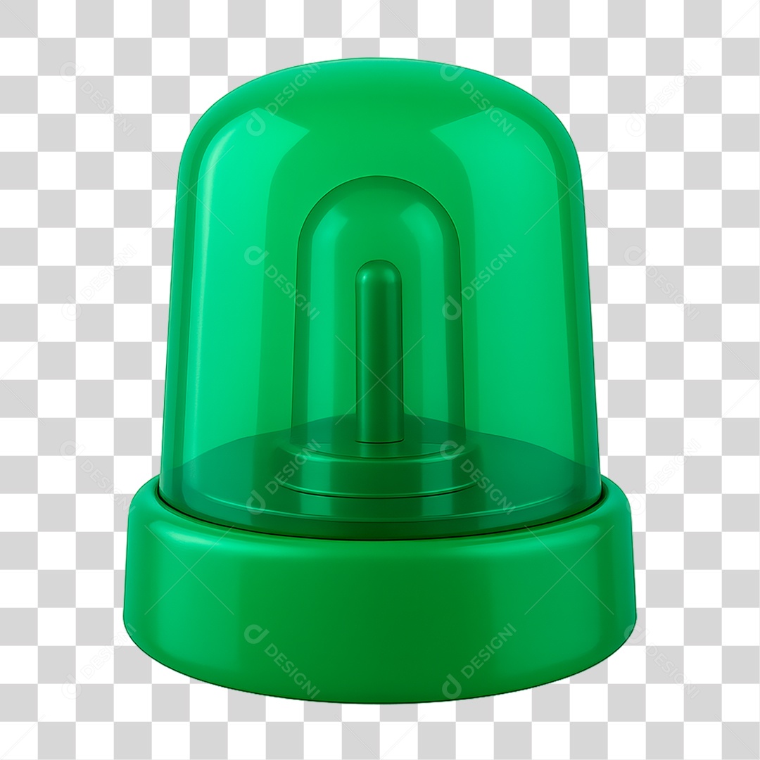 Sirene Verde PNG Transparente