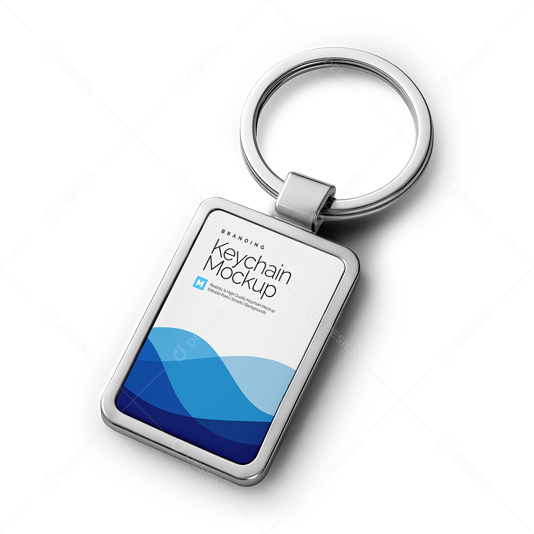 Chaveiro PSD Editável Mockup