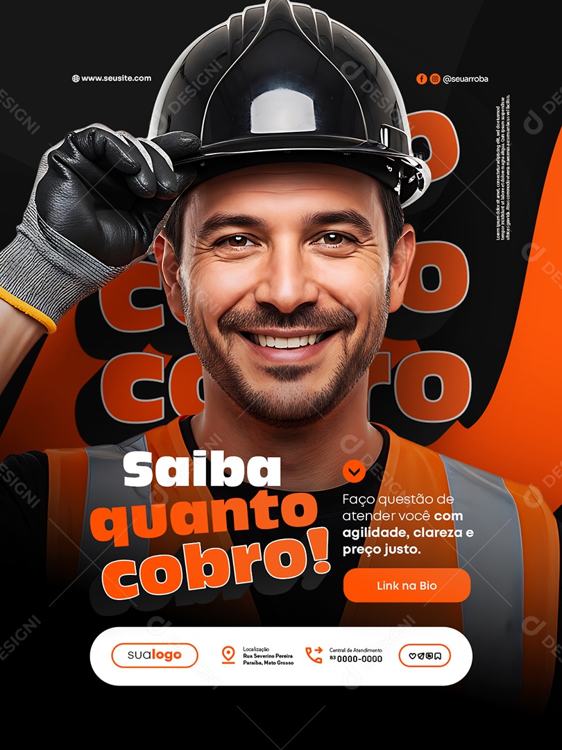 Pedreiro Saiba Quanto Cobro Social Media