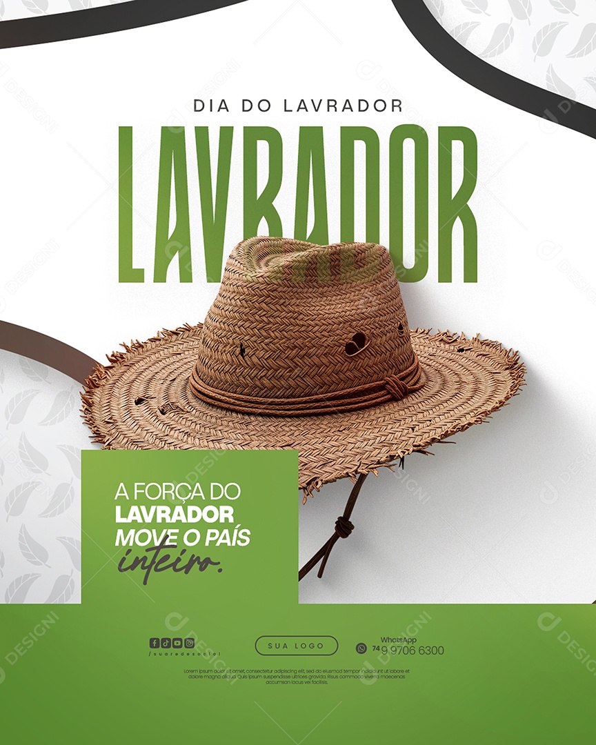Dia Do Lavrador Social Media PSD Editável