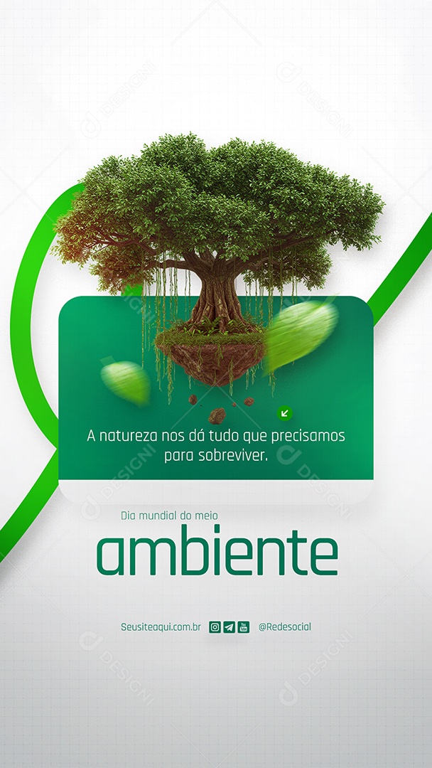 Story Dia Mundial do Meio Ambiente Social Media PSD Editável