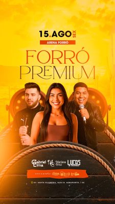 Story Flyer Forró Premium Social Media PSD Editável