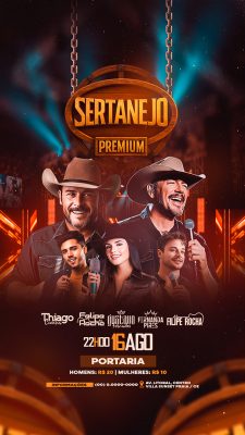 Story Flyer Sertanejo Premium Social Media PSD Editável