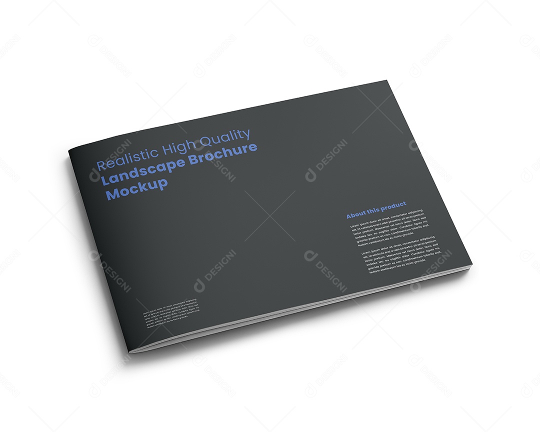 Revista Mockup PSD Editável