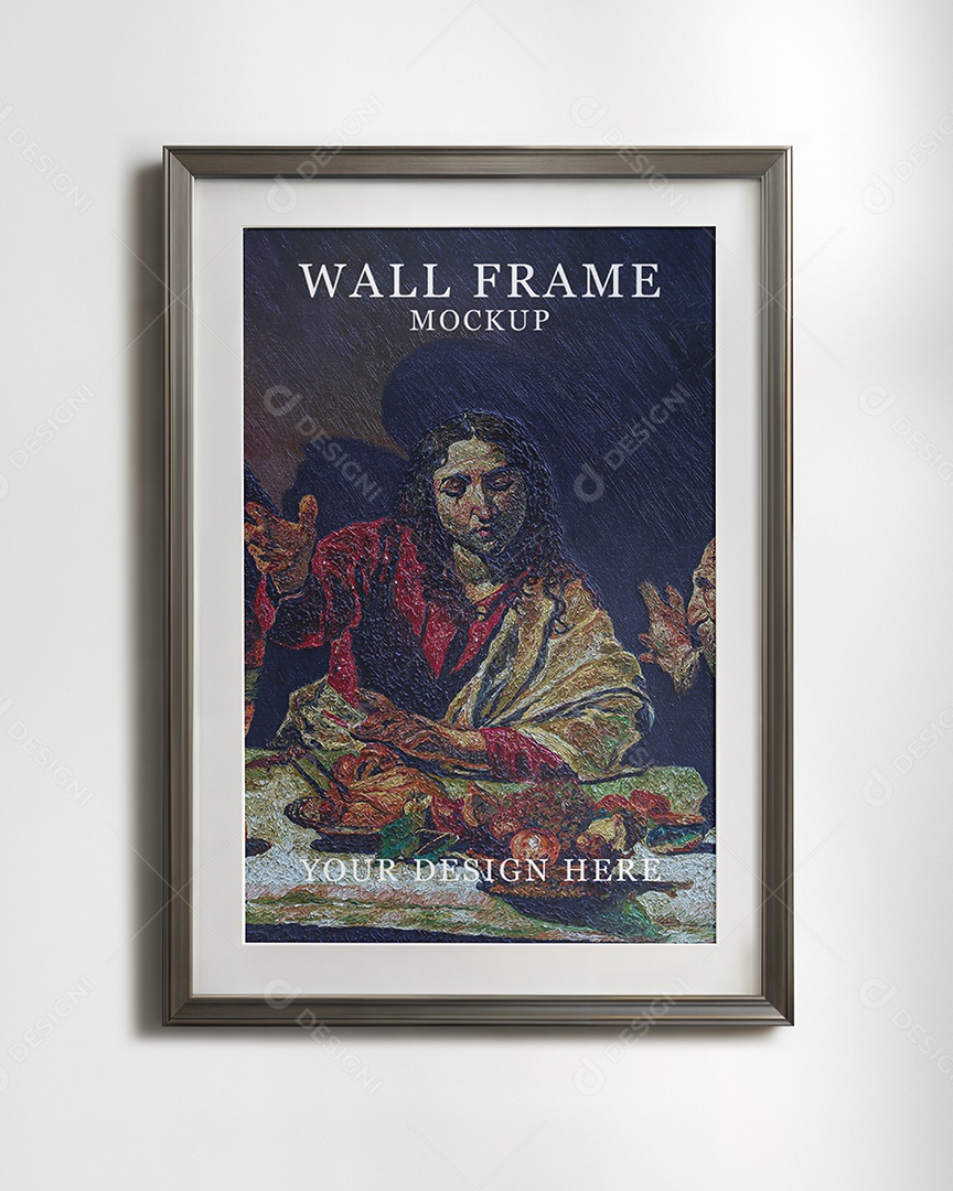 Mockup Galeria de Arte PSD Editável