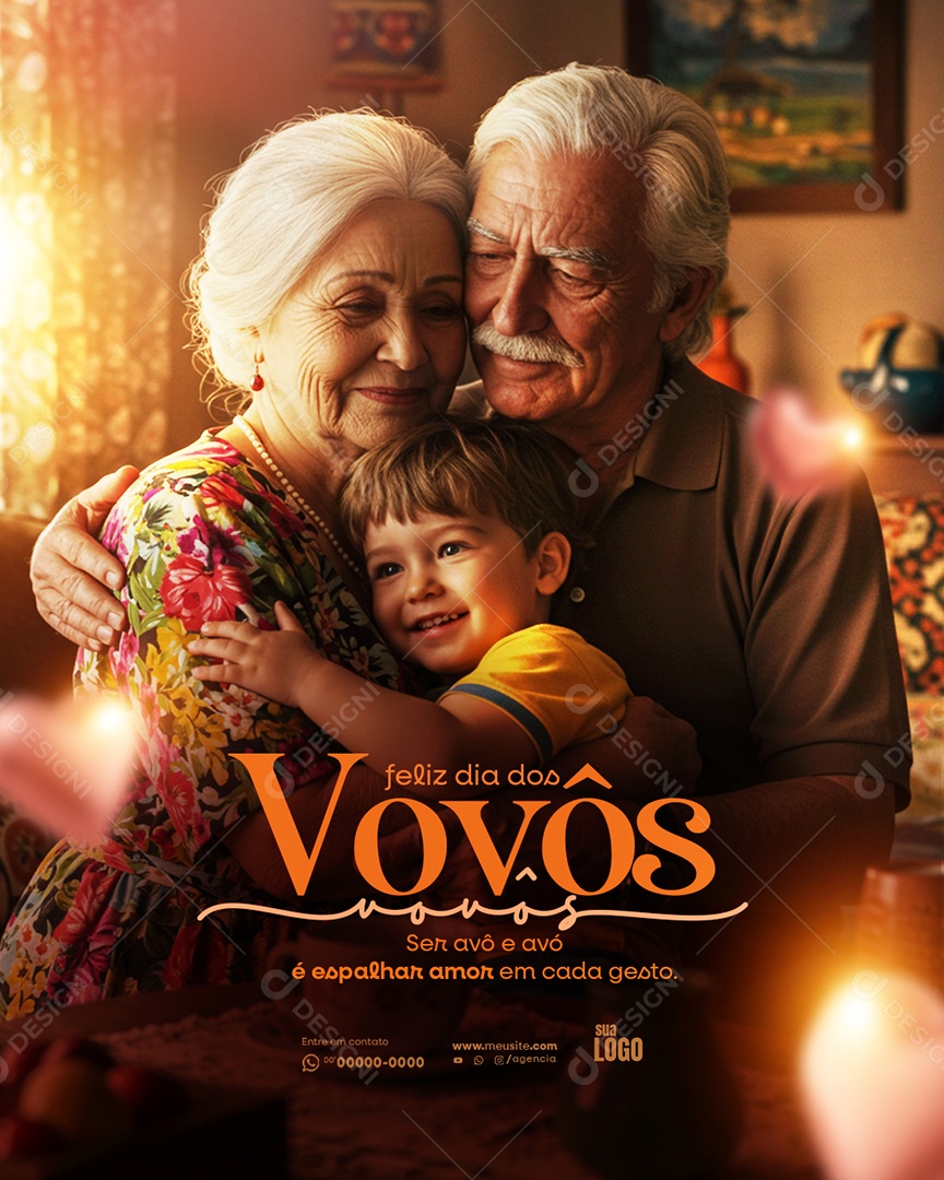 Dia dos Avós 26 de Julho Social Media PSD Editável