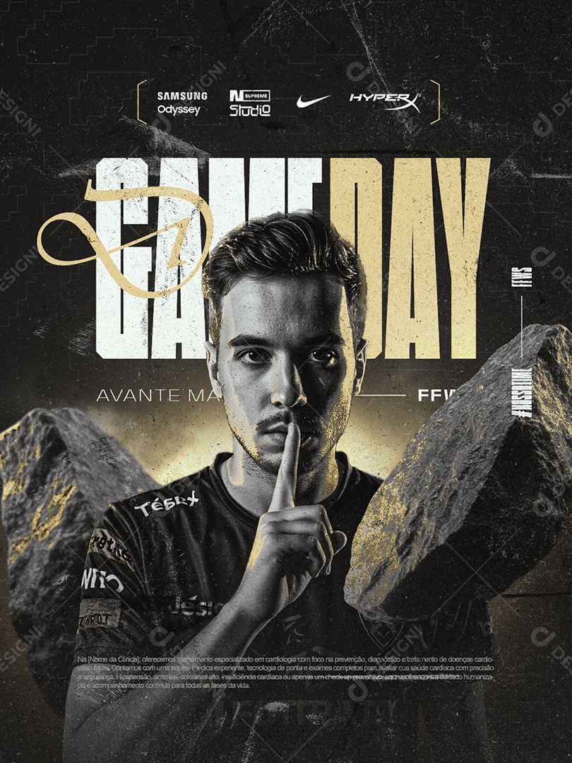 Esports Game Day Avante Social Media PSD Editável