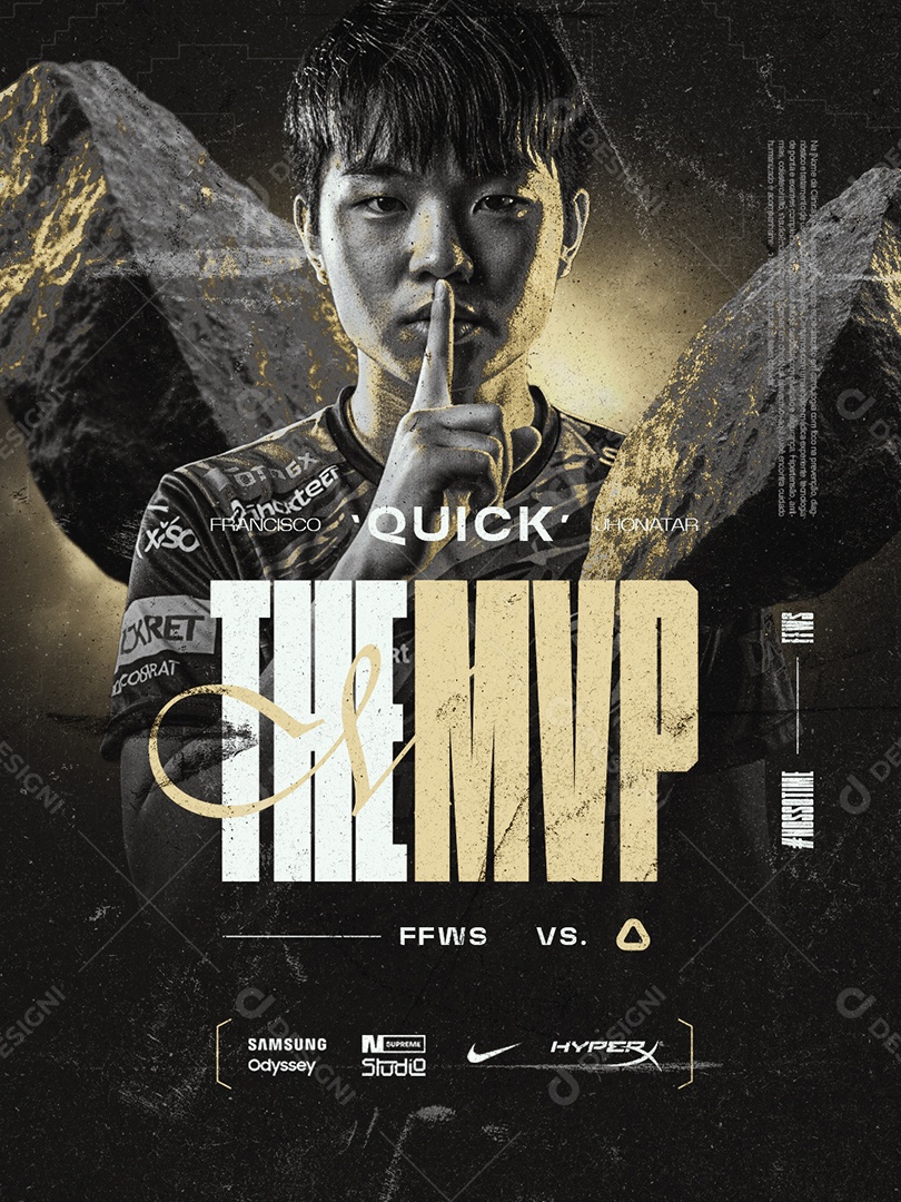 Esports Francisco The MVP Social Media PSD Editável