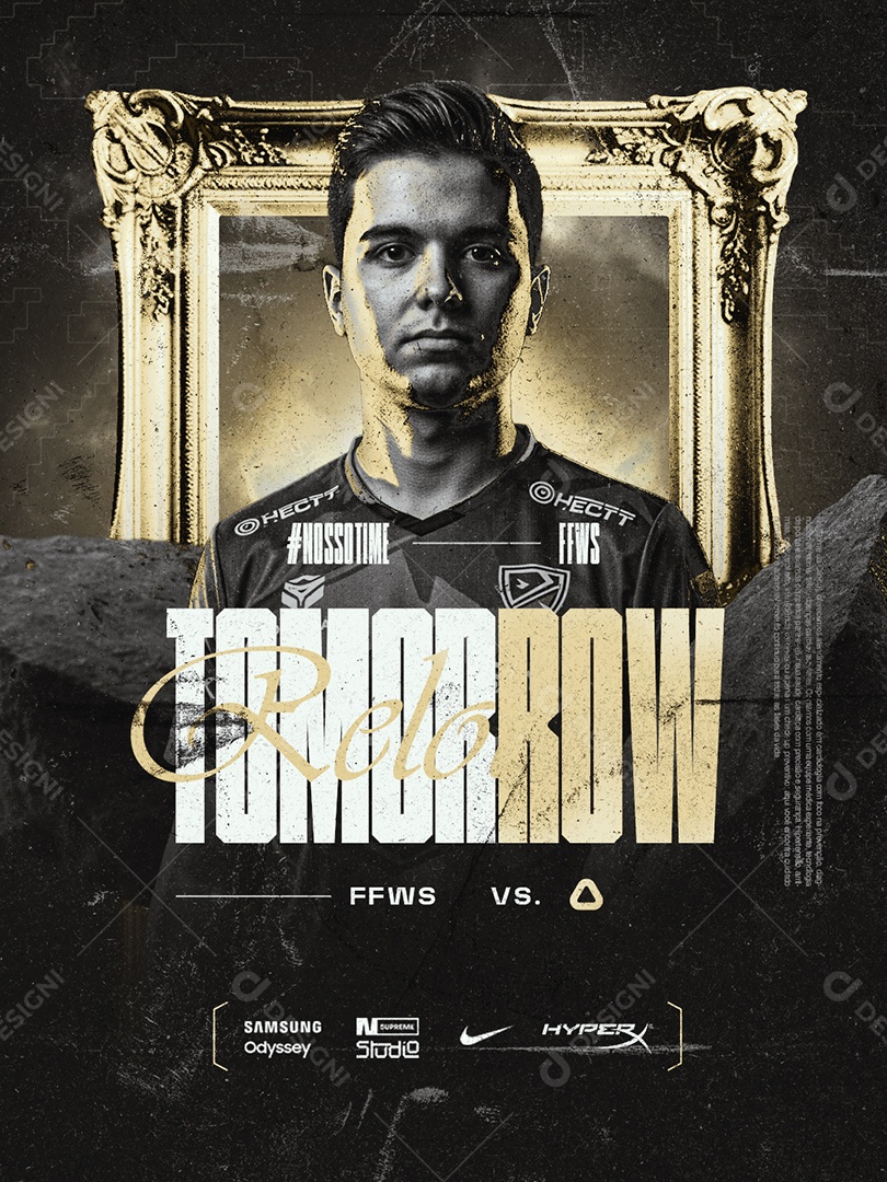 Esports Nosso Time Tomorrow Social Media PSD Editável