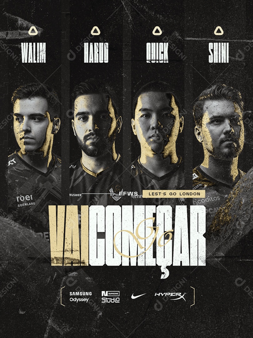 Esports Vai Começar Social Media PSD Editável