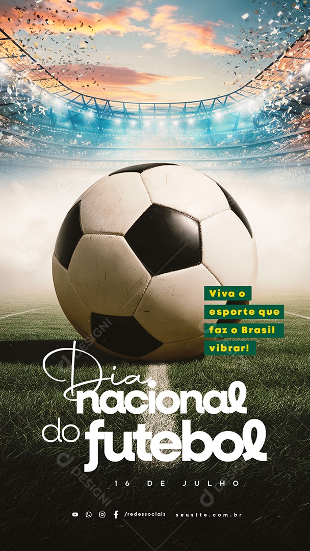 Story Dia Nacional do Garimpeiro 21 de Julho Social Media PSD Editável