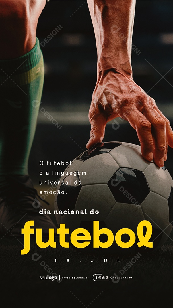 Story Dia Nacional do Garimpeiro 21 de Julho Social Media PSD Editável