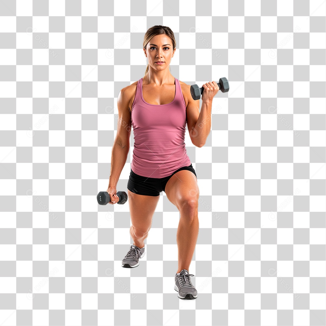 Mulher Malhando PNG Transparente