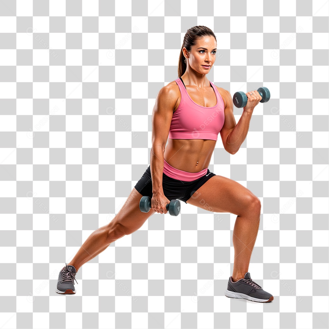 Mulher Malhando PNG Transparente