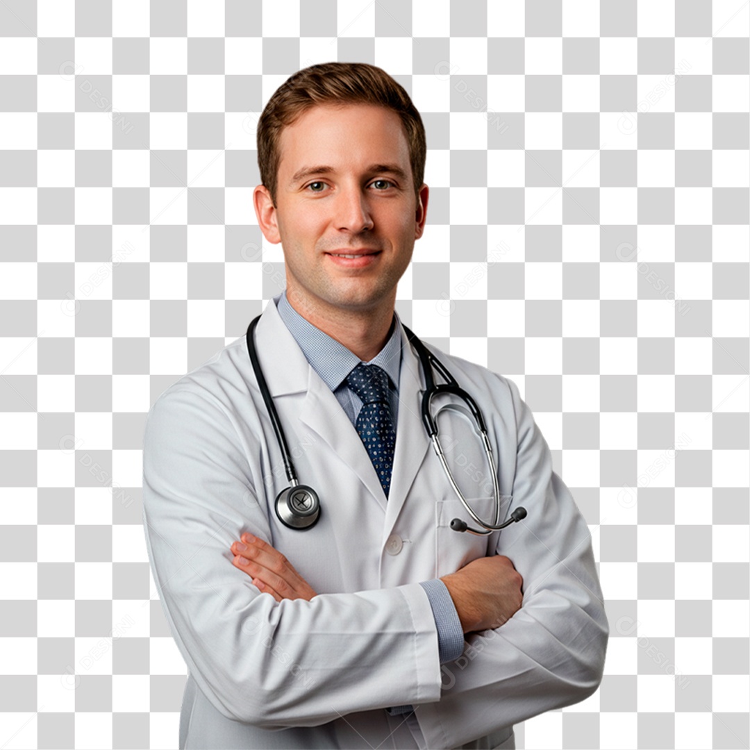 Médico de Jaleco PNG Transparente