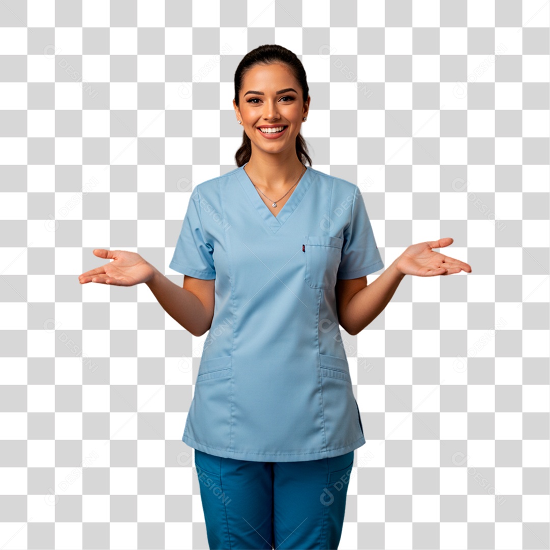 Cirurgiã Dentista de Jaleco PNG Transparente