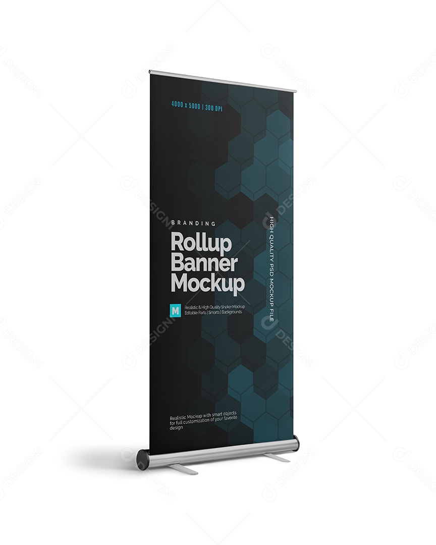 Banner Retrátil Mockup PSD Editável