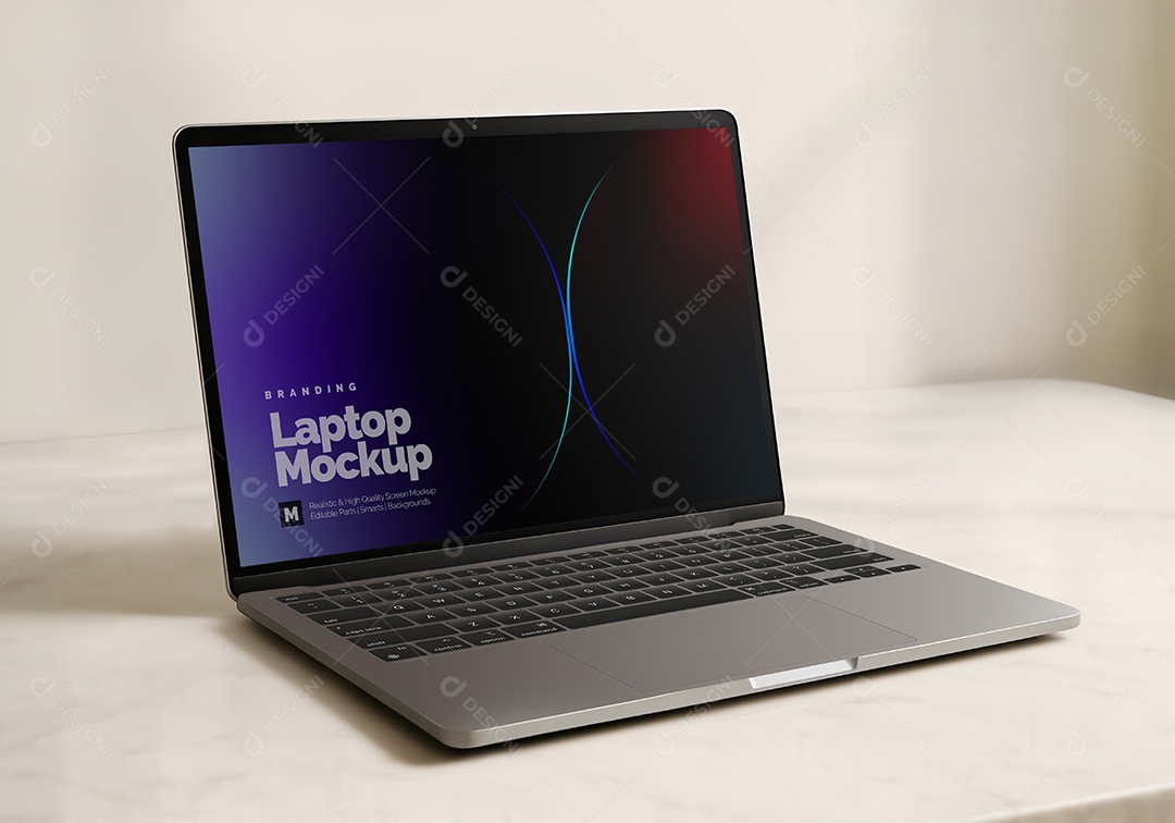 Mockup de Notebook PSD Editável