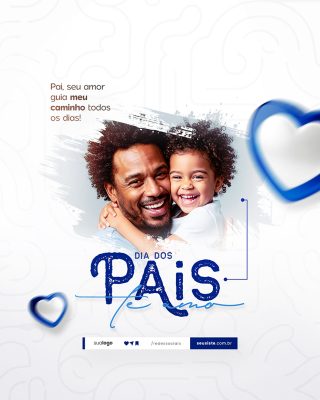 Dia Dos Pais Social Media PSD Editável
