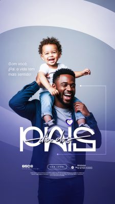 Story Dia Dos Pais Social Media PSD Editável