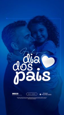 Feliz Dia Dos Pais Social Media PSD Editável