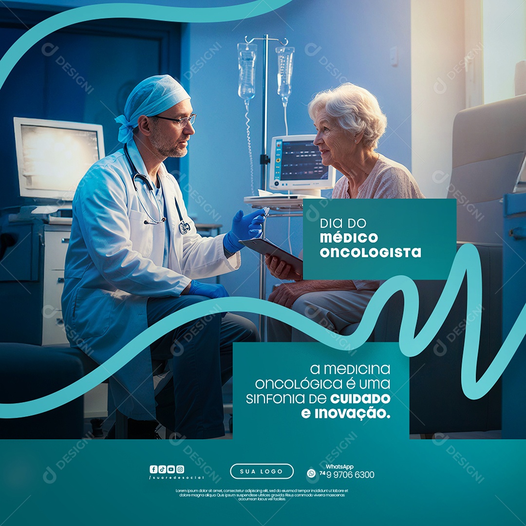 Dia do Médico Oncologista Social Media PSD Editável