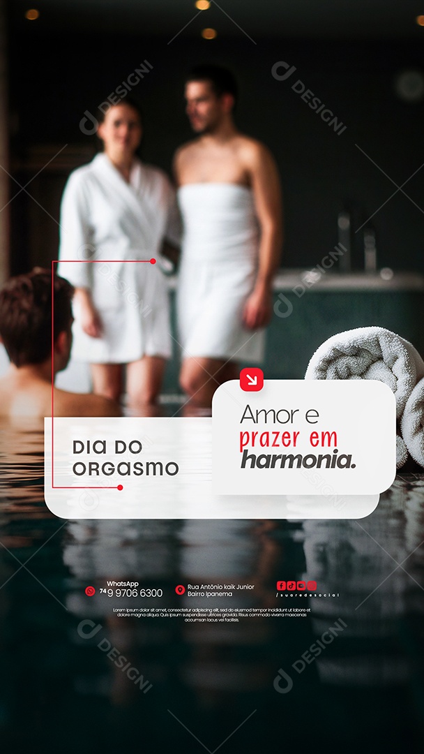 Story Dia do Orgasmo Social Media PSD Editável