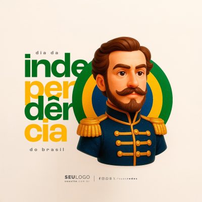 Dia da Independência do Brasil 07 de Setembro Social Media PSD Editável