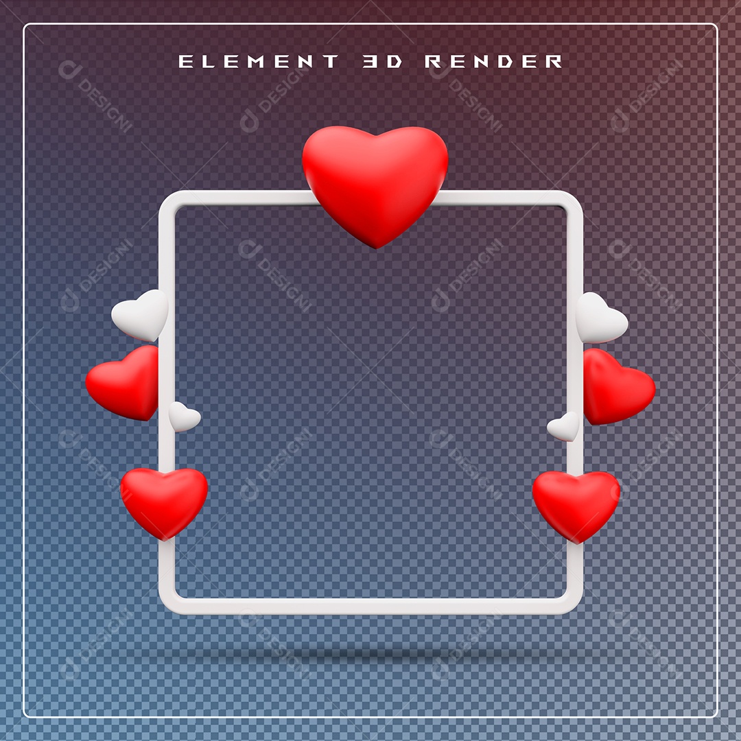 Podio Branco E Vermelho Elemento 3D Para Composição PSD