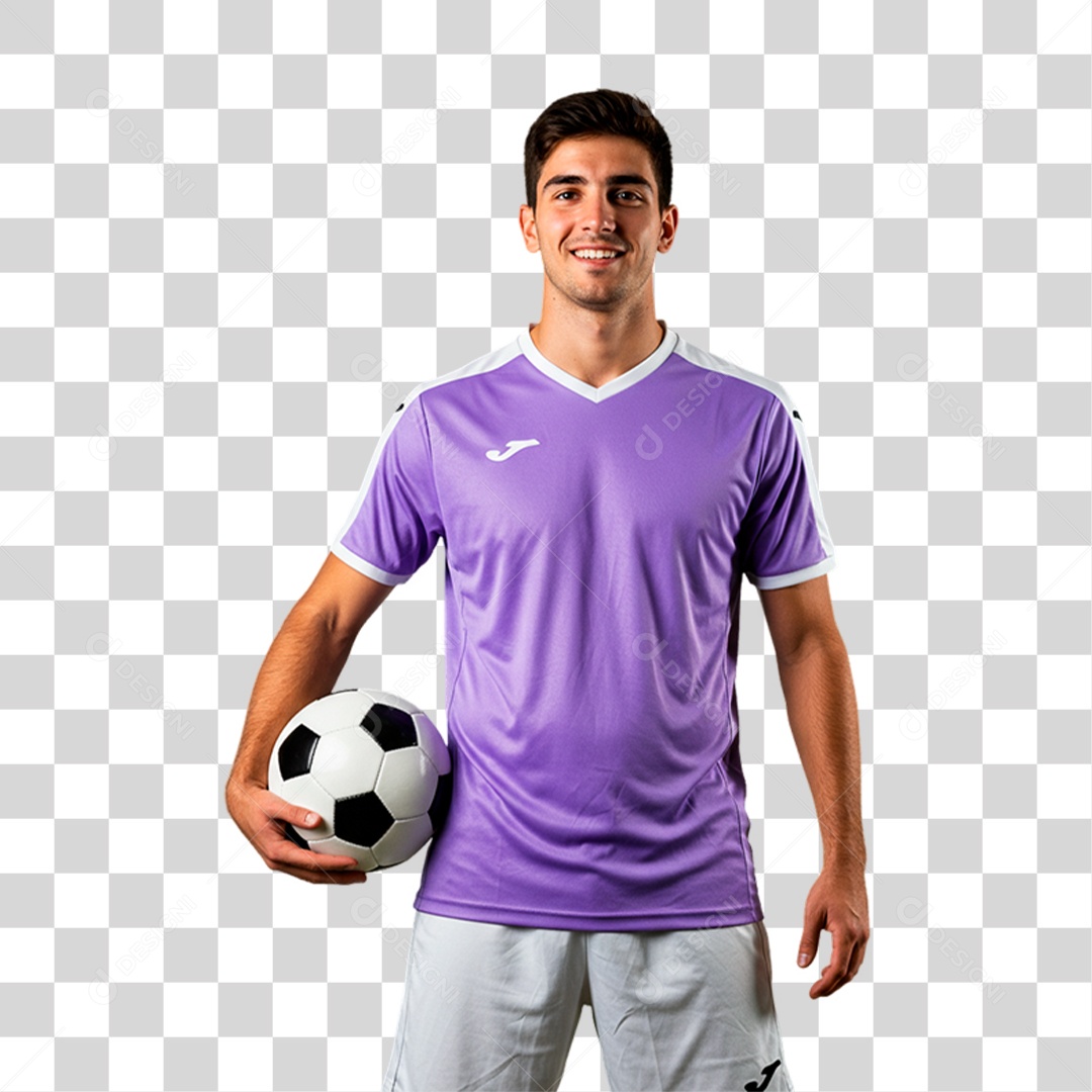 Jogador de Futebol PNG Transparente