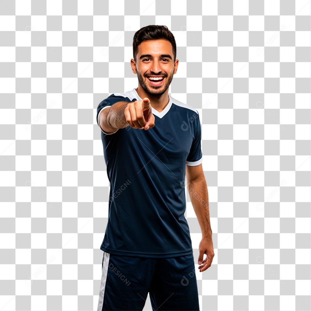 Jogador de Futebol PNG Transparente