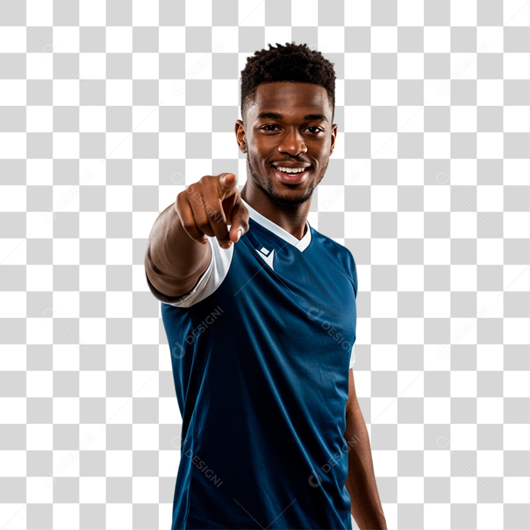 Jogador de Futebol PNG Transparente