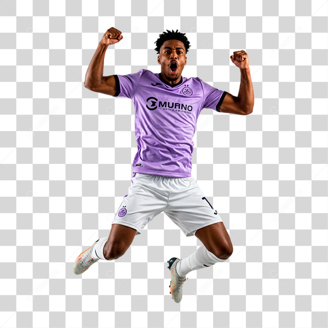 Jogador de Futebol PNG Transparente