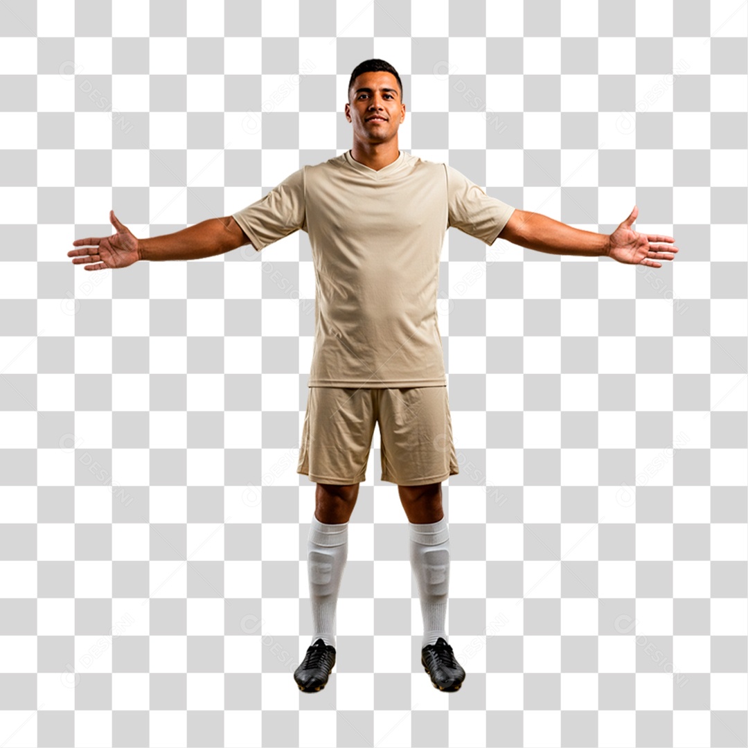 Jogador de Futebol PNG Transparente